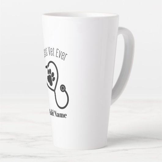 Design der Tierpflege des Tierarztes Milchtasse (Rechte Ecke)