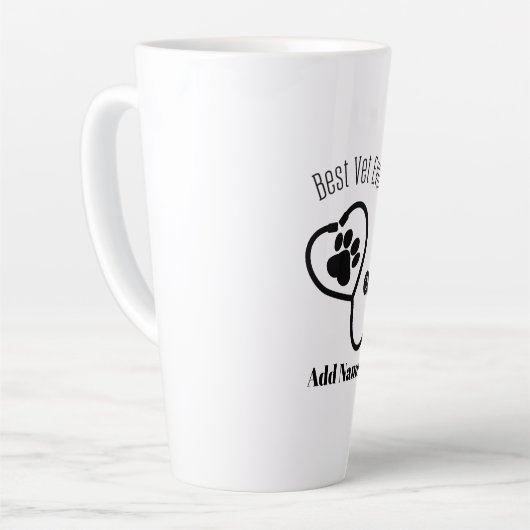 Design der Tierpflege des Tierarztes Milchtasse (Linke Ecke)