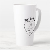 Design der Tierpflege des Tierarztes Milchtasse (Rechte Ecke)