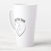 Design der Tierpflege des Tierarztes Milchtasse (Linke Ecke)