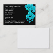 Design der trendy Party Planner Business Card Visitenkarte (Vorne/Hinten)