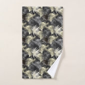 Design der tropischen Animal Print & Greenery Seri Badhandtuch Set (Handtuch)