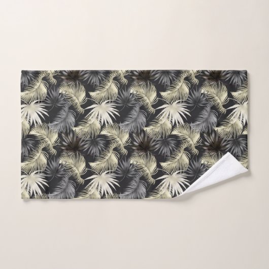 Design der tropischen Animal Print & Greenery Seri Badhandtuch Set (Handtuch)