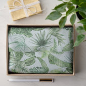 Design der tropischen Animal Print & Greenery Seri Seidenpapier (Geschenk)