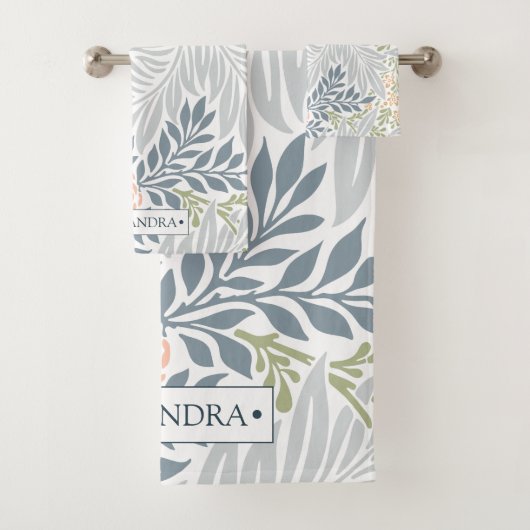 Design der tropischen Blumenmuster Badhandtuch Set (Insitu)