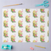 Design der tropischen Flamingo-Serie 11 Seidenpapier (Basteln)