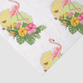 Design der tropischen Flamingo-Serie 11 Seidenpapier (Ausschnitt)