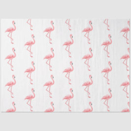 Design der tropischen Flamingo-Serie 14 Seidenpapier