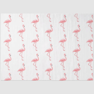 Design der tropischen Flamingo-Serie 14 Seidenpapier