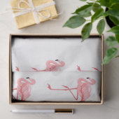 Design der tropischen Flamingo-Serie 16 Seidenpapier (Geschenk)