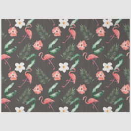 Design der tropischen Flamingo-Serie 18 Seidenpapier