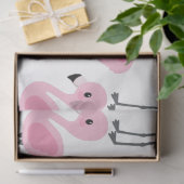 Design der tropischen Flamingo-Serie 1 Seidenpapier (Geschenk)