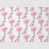 Design der tropischen Flamingo-Serie 1 Seidenpapier (Vorderseite)