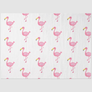 Design der tropischen Flamingo-Serie 4 Seidenpapier