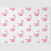 Design der tropischen Flamingo-Serie 6 Seidenpapier (Vorderseite)