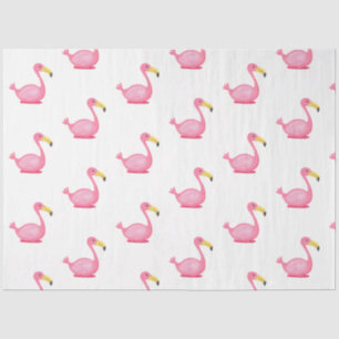 Design der tropischen Flamingo-Serie 6 Seidenpapier