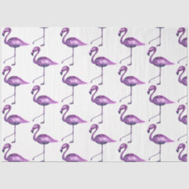 Design der tropischen Flamingo-Serie 9 Seidenpapier