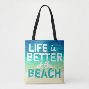 Design der tropischen Strandtasche Tasche