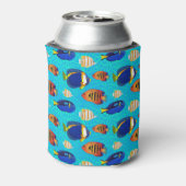 Design der tropischen und Aquarienfische auf den O Dosenkühler (Kanne Rückseite)