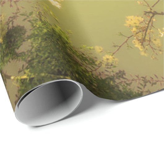 Design der Umschlagpapier-Roll-Kirsche Blossom Bra Geschenkpapier (Rolleneckpunkt)