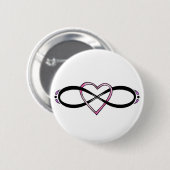 Design der unendlichen Liebe Button (Vorne & Hinten)