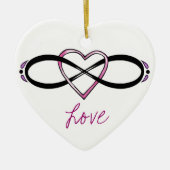 Design der unendlichen Liebe Keramikornament (Vorne)