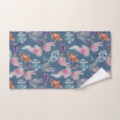 Design der Unterwasserfarben-Reihe 2 Badhandtuch Set (Handtuch)