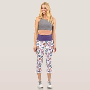 Design der Unterwasserfarben-Reihe 2 Capri Leggings