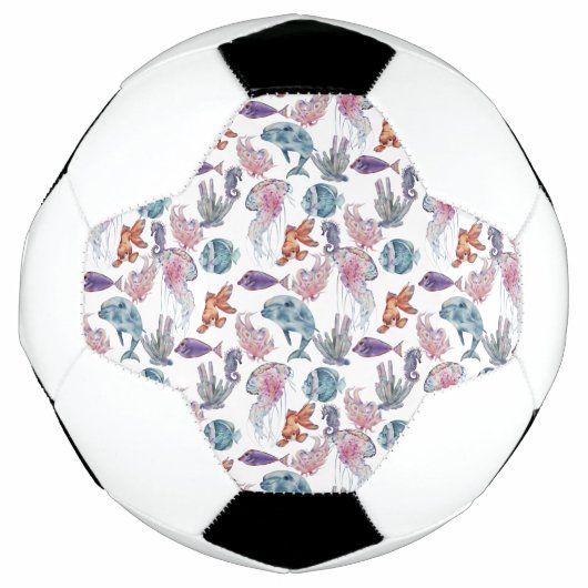Design der Unterwasserfarben-Reihe 2 Fußball (Vorderseite)