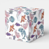 Design der Unterwasserfarben-Reihe 2 Geschenkschachtel (Rückseite)