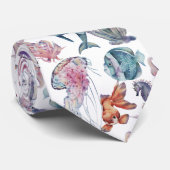 Design der Unterwasserfarben-Reihe 2 Krawatte (Gerollt)