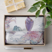 Design der Unterwasserfarben-Reihe 2 Seidenpapier (Geschenk)
