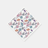 Design der Unterwasserfarben-Reihe 2 Serviette (Ecke)