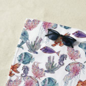 Design der Unterwasserfarben-Reihe 2 Strandtuch (Beispiel)