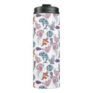 Design der Unterwasserfarben-Reihe 2 Thermosbecher