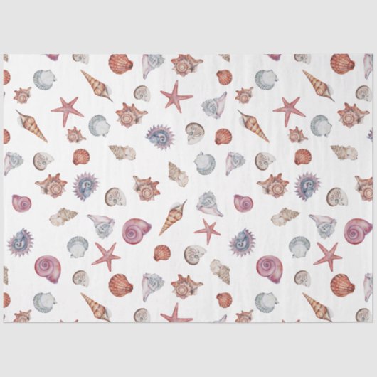 Design der Unterwasserfarben-Reihe 4 Seidenpapier (Vorderseite)