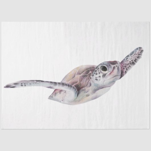 Design der Unterwasserfarbenserie 13 Seidenpapier (Vorderseite)