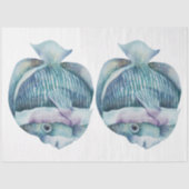 Design der Unterwasserfarbenserie 28 Seidenpapier (Vorderseite)