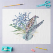 Design der Unterwasserfarbenserie 6 Seidenpapier (Basteln)