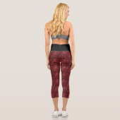 Design der Vampire-Serie 12 Capri Leggings (Rückseite)