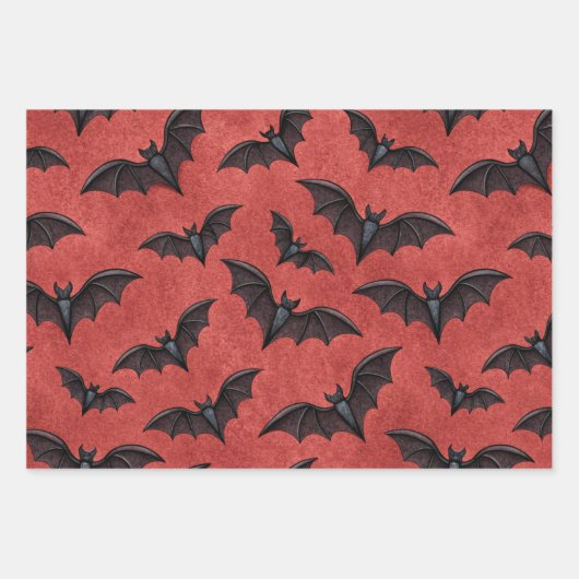 Design der Vampire-Serie 12 Geschenkpapier Set (Vorderseite 2)