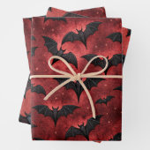 Design der Vampire-Serie 12 Geschenkpapier Set (Beispiel)