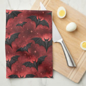 Design der Vampire-Serie 12 Geschirrtuch (Viertel Falte)