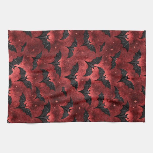 Design der Vampire-Serie 12 Geschirrtuch (Horizontal)