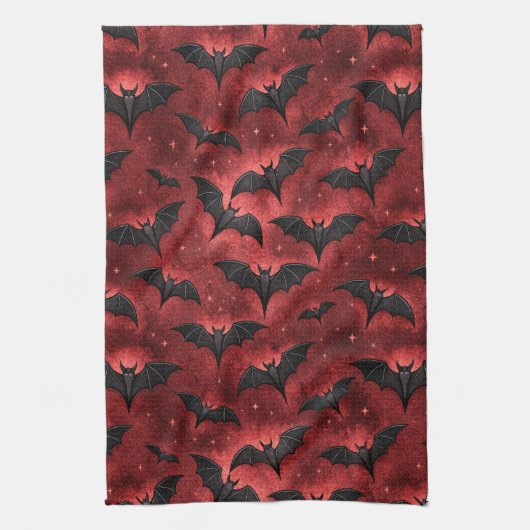 Design der Vampire-Serie 12 Geschirrtuch (Vertikal)