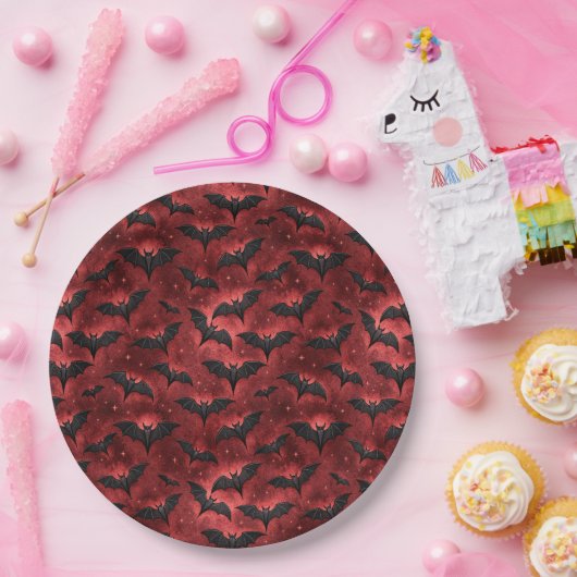 Design der Vampire-Serie 12 Pappteller (Party)