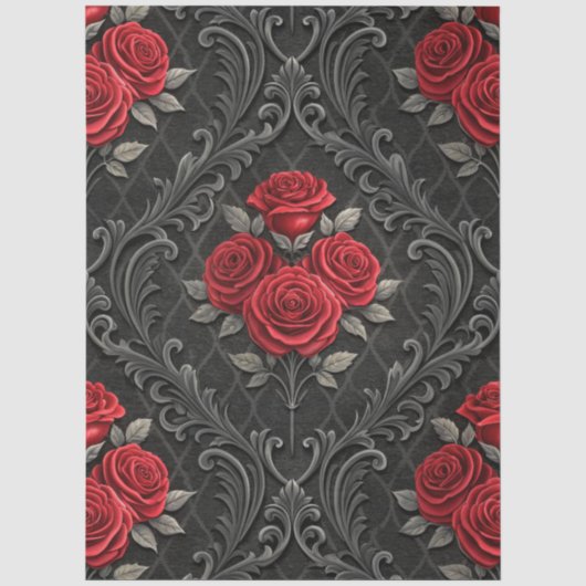 Design der Vampire-Serie 4 Seidenpapier (Vorderseite)