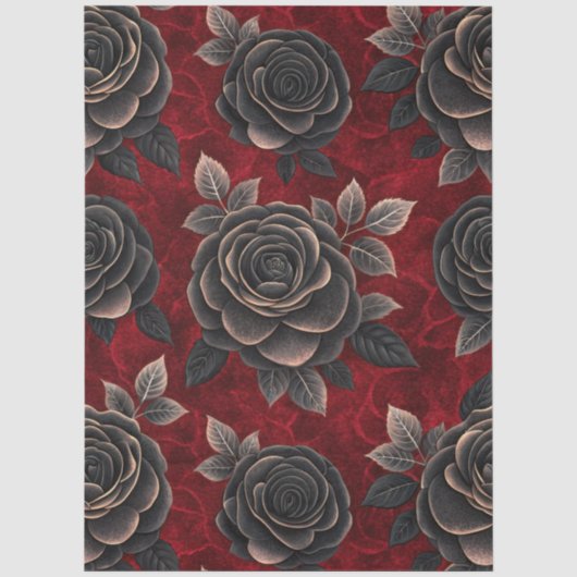 Design der Vampire-Serie 7 Seidenpapier (Vorderseite)