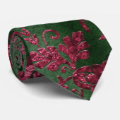 Design der Velvet-Serie Burgund 9 Krawatte (Gerollt)