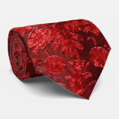 Design der Velvet-Serie Claret 6 Krawatte (Gerollt)